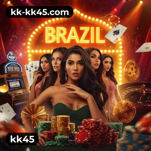 kk45 App bonus area with promotional offers and PIX support